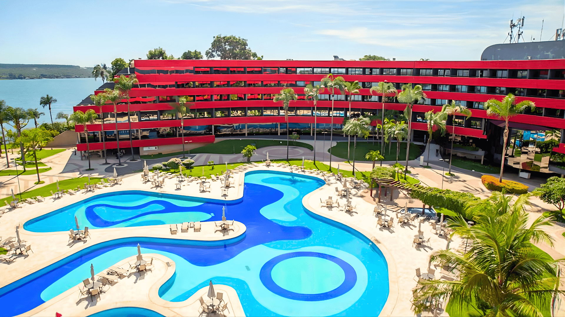 Indoor Pool with Greenery