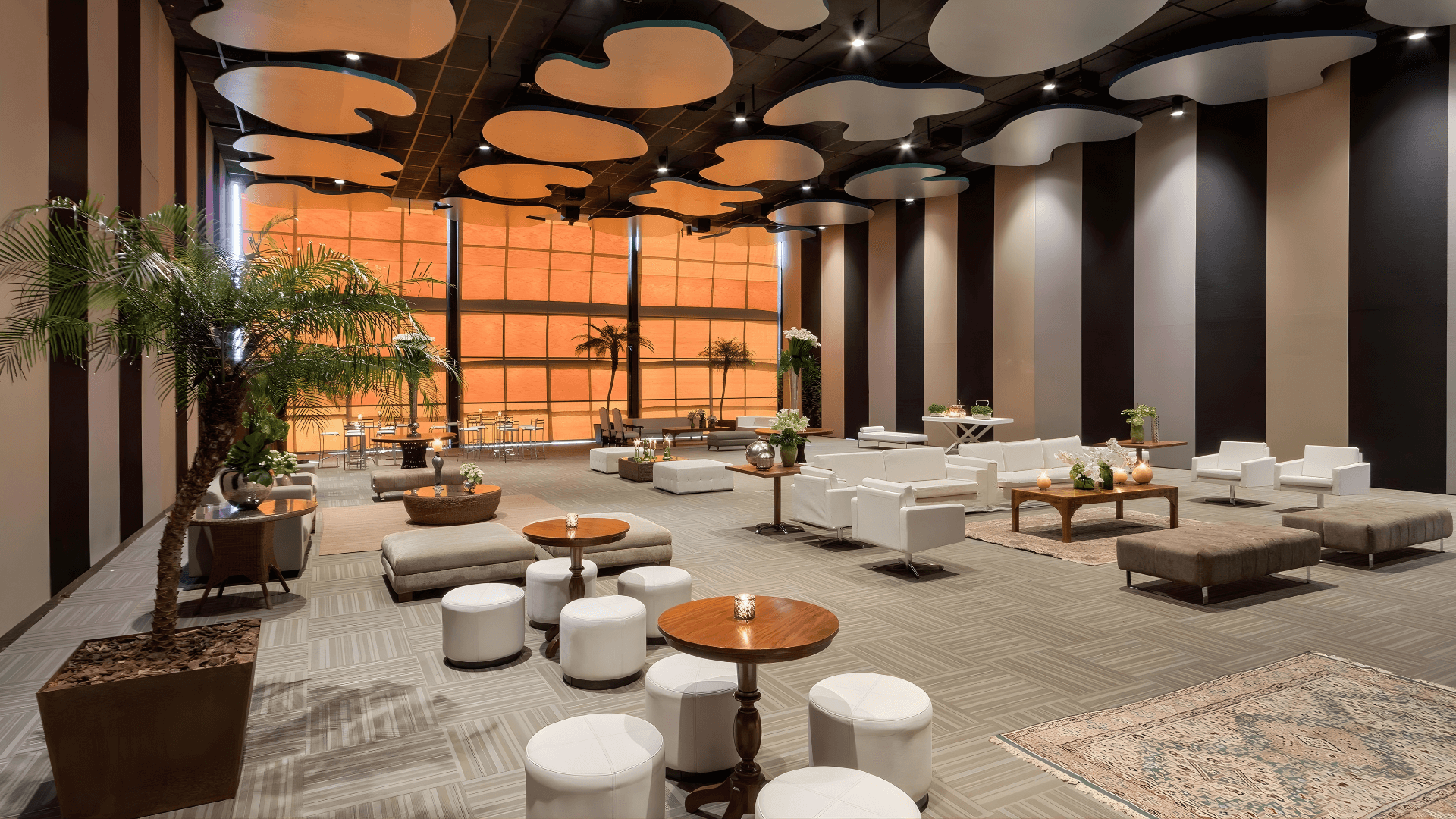 Cityscape through Ornate Window